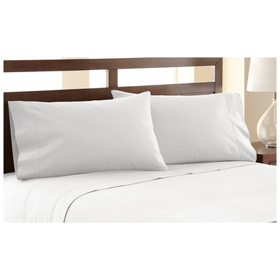 Sheets and Sheet Sets Amrapur Symphony Collection 55% Cotton/45% polyester 11200SDF-WHT-FL 645470163840 Whitesnow Full Sheet set Cotton Polyester Poylester 