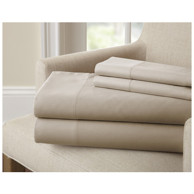 Amrapur Sheets and Sheet Sets, beige cream beige ivory sand nude, King, Sheet set, Bamboo by Rayon,Cotton,Microfiber,Polyester,Poylester, 60% Bamboo by rayon /40% microfiber polyester, 645470146386, 1BMBMFSG-BGE-CK