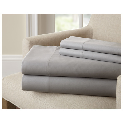 Sheets and Sheet Sets Amrapur ECO SHEETS BY PCT HOME 60% Bamboo by rayon /40% micro 1BMBMFSG-GRY-CK 645470146539 GrayGrey King Sheet set Bamboo by Rayon Cotton Microfi 