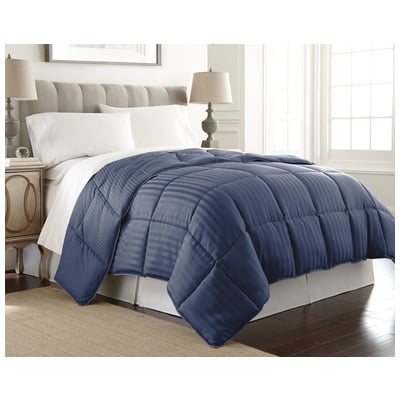 Amrapur Comforters, blue, navy, teal, turquiose, indigo, goaqua, Seafoam, , Twin, Microfiber,Polyester, 100% Microfiber, 645470164458, 1DBYDWNG-NVY-TN