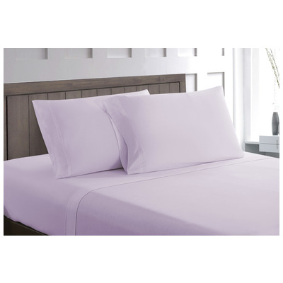 Sheets and Sheet Sets Amrapur Allure 100% cotton 1JRSYSTG-PRL-TN 645470198101 PurplePlum Twin Pillowcase Sheet set Cotton 