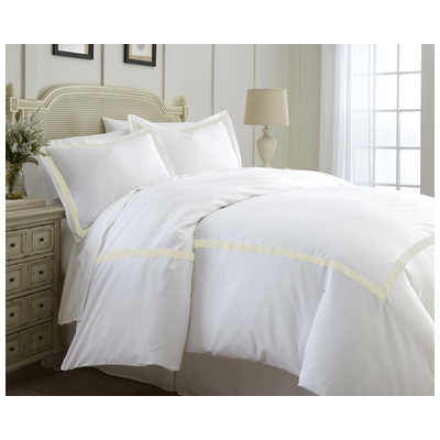 Amrapur Duvet Covers, cream beige ivory sand nude, Queen, Cotton,Polyester, 55% Cotton / 45% Polyester, 645470138817, 30600SBG-SND-QN