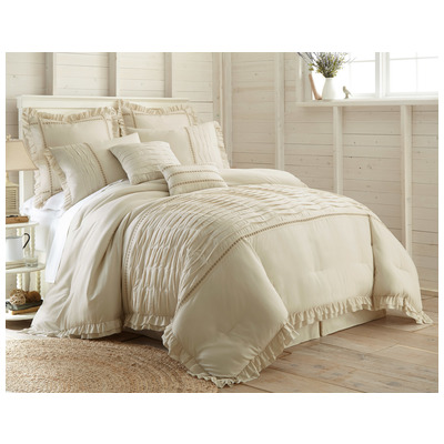 Comforters Amrapur PCT Home Collection 100% Microfiber 38EBJQCF-ANT-KG 645470168456 King Microfiber Polyester 
