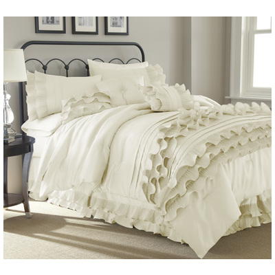 Comforters Amrapur PCT Home Collection 100% Microfiber 38EMBCFB-ANP-KG 645470107073 King Microfiber Polyester 