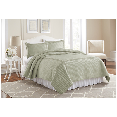 Quilts-Bedspreads and Coverlet Amrapur Sanctuary by PCT 100% Microfiber 3MFFRMQG-TPE-FQ 645470158624 Taupe Full DoubleQueen Microfiber Polyester 