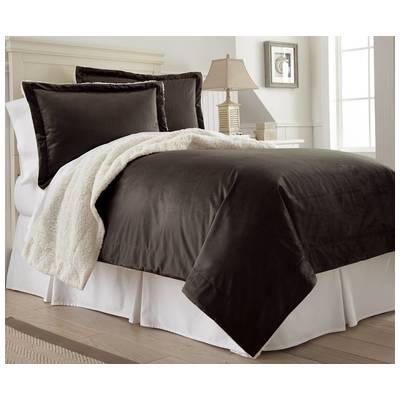 Comforters Amrapur SERTA 100% Polyester 3MMSRTRG-GRY-KG 645470160313 GrayGrey King Solid Color Polyester 