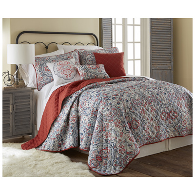 Quilts-Bedspreads and Coverlet Amrapur Sanctuary by PCT 100% Microfiber 3QLT6STG-DON-KG 645470158235 King Microfiber Polyester Quilt & 