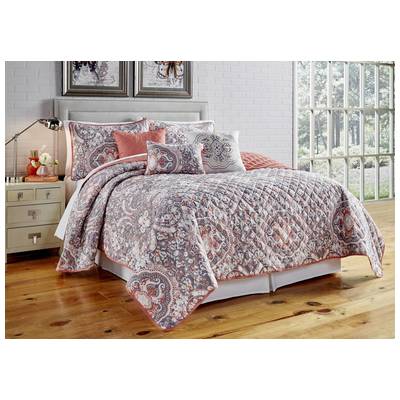 Amrapur Quilts-Bedspreads and Coverlets, King, Microfiber,Polyester  ,Quilt & Sham,Quilt and shams, 100% Microfiber, 645470158136, 3QLT6STG-SEL-KG