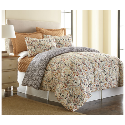 Quilts-Bedspreads and Coverlet Amrapur PCT Home collection 100% Microfiber 4CFCVSTG-MAV-QN 645470149004 Queen Microfiber 