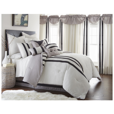 Comforters Amrapur PCT Home Collection 100% Microfiber 4CMF24SG-NWP-QN 645470178103 Queen Textured Microfiber 