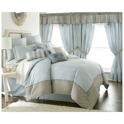 Comforters Amrapur PCT Home Collection 100% Microfiber 4CMF24SG-TPZ-QN 645470178141 Queen Textured Microfiber 