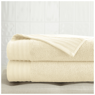 Towels Amrapur Spring Bloom 100% Cotton 56BODYTG-IVY-ST 645470133881 Creambeigeivorysandnude Cotton Bath Oversized 
