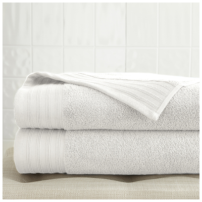 Towels Amrapur Spring Bloom 100% Cotton 56BODYTG-WHT-ST 645470133874 Whitesnow Cotton Bath Oversized 