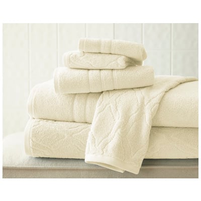 Towels Amrapur The Casablanca collection 100% Cotton 56CHNTLG-IVY-ST 645470162454 Creambeigeivorysandnude Cotton Bath Hand Set 