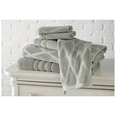 Towels Amrapur The Casablanca collection 100% Cotton 56DMDTLG-GRY-ST 645470162553 GrayGrey Cotton Bath Hand Set 
