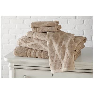 Towels Amrapur The Casablanca collection 100% Cotton 56DMDTLG-TPE-ST 645470162546 Cotton Bath Hand Set 