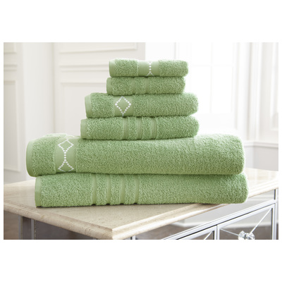 Towels Amrapur Jewel Tone 100% Cotton 56EMDOTS-SGE-ST 645470163338 Creambeigeivorysandnude Cotton Bath Hand 
