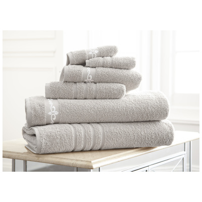 Towels Amrapur Jewel Tone 100% Cotton 56EMFLSG-GRY-ST 645470163406 CreambeigeivorysandnudeGrayGre Cotton Bath Hand 