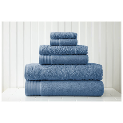Towels Amrapur The Casablanca collection 100% Cotton 56JACQLS-DNM-ST 645470132242 Cotton Bath Hand Set 