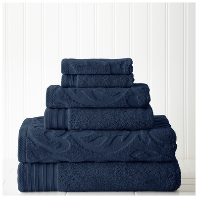 Towels Amrapur Casablanca 100% Cotton 56JACQMS-DNM-ST 645470132143 Cotton Bath Hand Set 