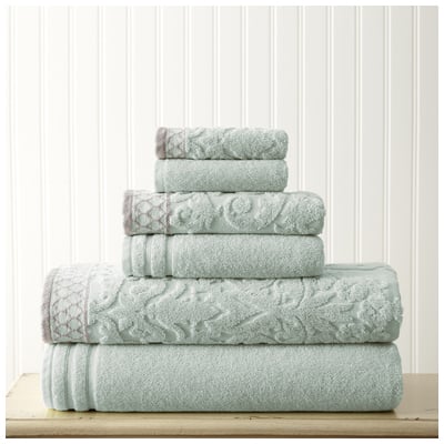 Towels Amrapur Moroccan 100% Cotton 56JQJQBG-BLU-ST 645470164311 Bluenavytealturquioseindigoaqu Cotton Bath Hand Set 