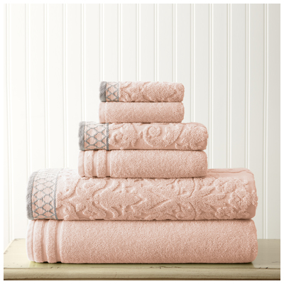 Towels Amrapur Moroccan 100% Cotton 56JQJQBG-PCH-ST 645470164328 Cotton Bath Hand Set 
