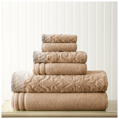 Towels Amrapur Moroccan 100% Cotton 56JQJQBG-TPE-ST 645470164274 Cotton Bath Hand Set 