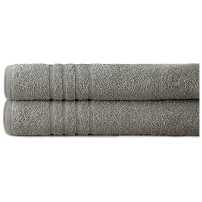 Towels Amrapur Spa Collection 100 % COTTON 5CTNTL2G-TPE-ST 645470149264 Silver Cotton Bath Oversized 