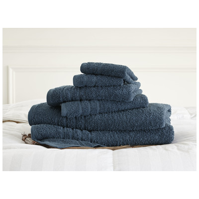 Towels Amrapur Spa Collection 100% Cotton 5CTNTL6G-DNM-ST 645470116631 Cotton Bath Hand Set 