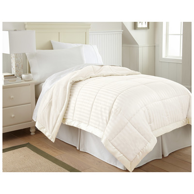 Comforters Amrapur Allure 100% Polyester 5DALTBKG-AWT-FQ 645470178615 Whitesnow Full Queen Damask Polyester 