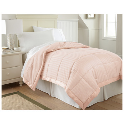 Comforters Amrapur Allure 100% Polyester 5DALTBKG-BLS-KG 645470178684 PinkFuchsiablush King Damask Polyester 