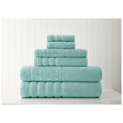 Towels Amrapur Moroccan collection 100% Superior Combed cotton 5JQDMNDG-AQA-ST 645470186757 Bluenavytealturquioseindigoaqu Cotton Superior Combed cotton Bath Set 