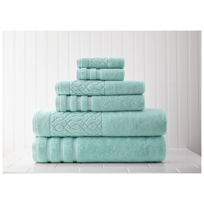 Towels Amrapur Moroccan collection 100% Superior Combed cotton 5JQKCHNG-AQA-ST 645470186634 Bluenavytealturquioseindigoaqu Cotton Superior Combed cotton Bath Set 
