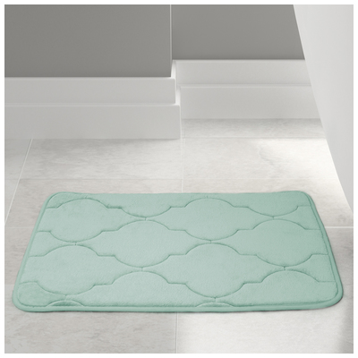 Bath and Shower Mats Amrapur Spa Collection 100% Polyester 5MBT234G-AQA-ST 645470190389 