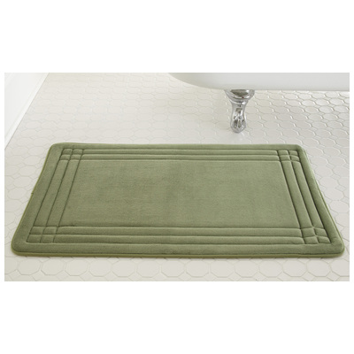 Bath and Shower Mats Amrapur Spa Collection 100% Polyester 5MFN1724G-SGE-ST 645470135533 