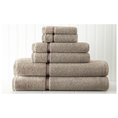 Towels Amrapur Spa Collection 100% Cotton 5T650SRG-TPE-ST 645470148038 Cotton Bath Hand Set 