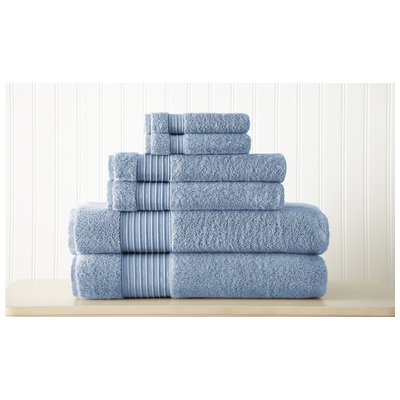 Towels Amrapur Allure 100% Turkish cotton 5TL6TRKG-DNM-ST 645470172835 Cotton Turkish cotton Bath Hand Set 