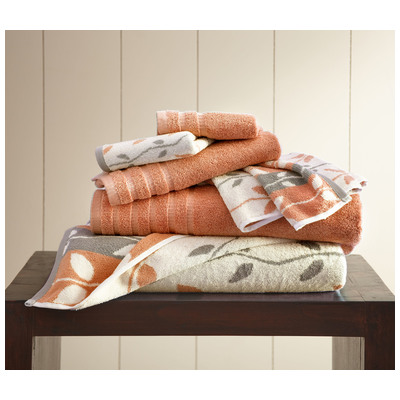 Towels Amrapur Allure 100% Superior Combed cotton 5YDJLTCG-CRL-ST 645470187532 Cotton Superior Combed cotton Bath Hand Set 