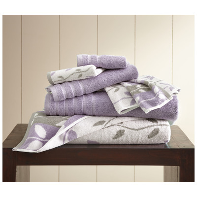 Towels Amrapur Allure 100% Superior Combed cotton 5YDJLTCG-LVR-ST 645470187549 GrayGrey Cotton Superior Combed cotton Bath Hand Set 