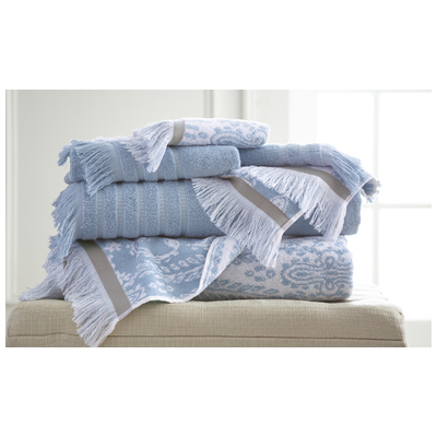 Towels Amrapur Allure 100% Superior Combed cotton 5YDJPRTG-BLU-ST 645470183480 Bluenavytealturquioseindigoaqu Cotton Superior Combed cotton Bath Hand Set 