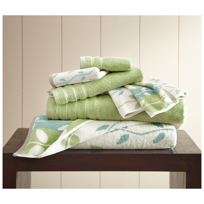Towels Amrapur Allure 100% Superior Combed cotton 5YDJQORG-SGE-ST 645470185088 Greenemeraldteal Cotton Superior Combed cotton Bath Hand Set 