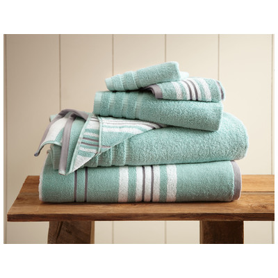 Towels Amrapur Allure 100% Superior Combed cotton 5YDRCRSG-AQA-ST 645470185019 Bluenavytealturquioseindigoaqu Cotton Superior Combed cotton Bath Hand Set 