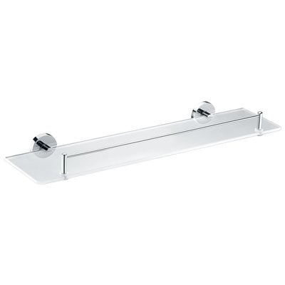 Bathroom Shelves Anzzi Caster Series Zinc/Glass Polished Chrome Chrome AC-AZ006 848308071557 BATHROOM - Bath Accessories - 