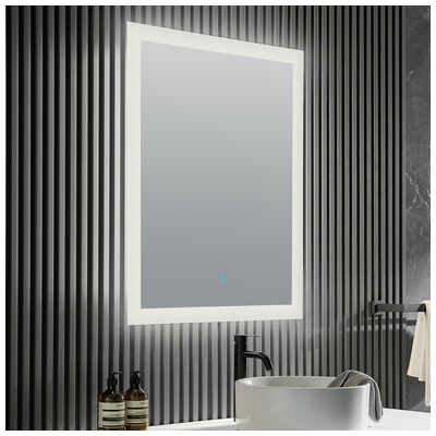 Bathroom Mirrors Anzzi Glass Silver Silver BA-LMDFX003AL 191042055452 BATHROOM - Mirrors - LED Mirro Glass mirror 