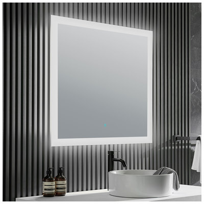 Bathroom Mirrors Anzzi Glass Silver Silver BA-LMDFX008AL 191042057029 BATHROOM - Mirrors - LED Mirro Glass mirror 