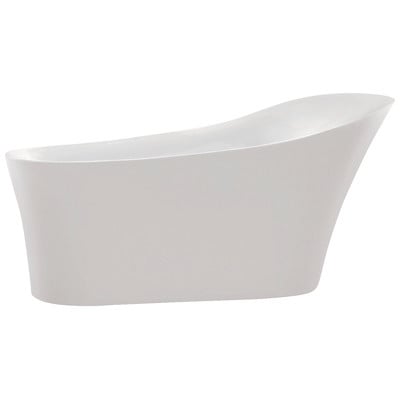 Free Standing Bath Tubs Anzzi ANZZI Acrylic Glossy White White FT-AZ092-R 191042071469 BATHROOM - Bathtubs - Freestan Acrylic Fiberglass 