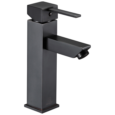 Bathroom Faucets Anzzi Pygmy Series Brass Oil Rubbed Bronze Bronze L-AZ112ORB 191042017436 BATHROOM - Faucets - Bathroom Single Hole Single Handle Bathroom Single Handle Single Single 
