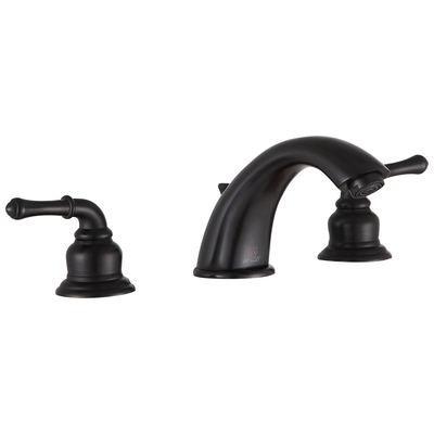 Bathroom Faucets Anzzi Prince Series Brass Oil Rubbed Bronze Bronze L-AZ136ORB 191042018754 BATHROOM - Faucets - Bathroom Widespread Widespread Bathroom Widespread Dual 