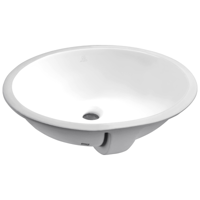Bathroom Vanity Sinks Anzzi ANZZI Ceramic Glossy White White LS-AZ110-R 191042071575 BATHROOM - Sinks - Under Mount Ceramic Sinks CeramicVitreous Undermount Sink Undermount und 