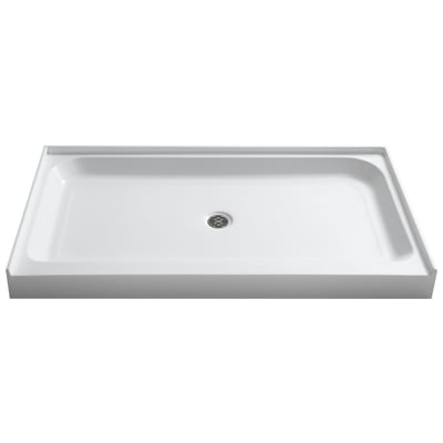 Shower Floor Anzzi Jebel Series Acrylic Glossy White White SB-AZ03CD-R 191042064997 SHOWER - Shower Bases - Single 